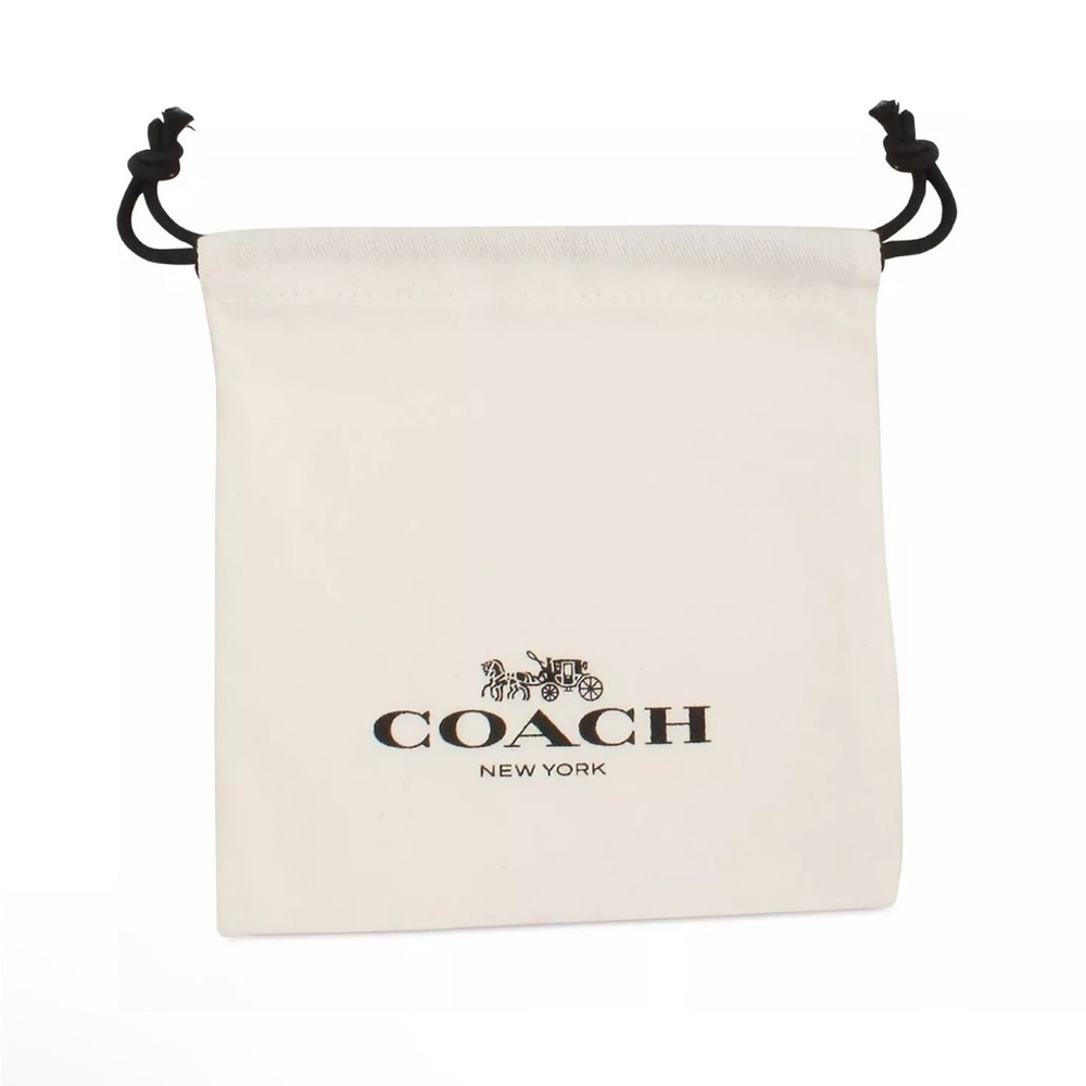 NWT COACH Signature Pave Diamond Silver Rexy Dinosaur T-Rex Necklace + Dust Bag - Picture 4 of 4